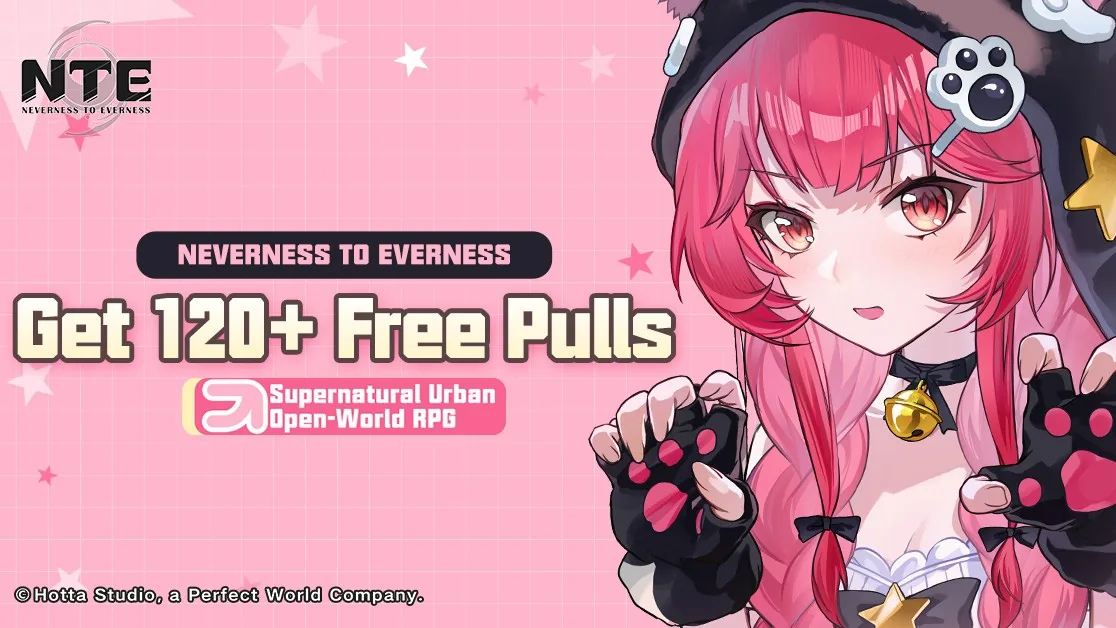 NTE new-player rewards showing 120 plus free pulls