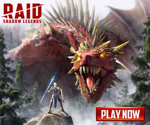 RAID: Shadow Legends Dragon promotional banner
