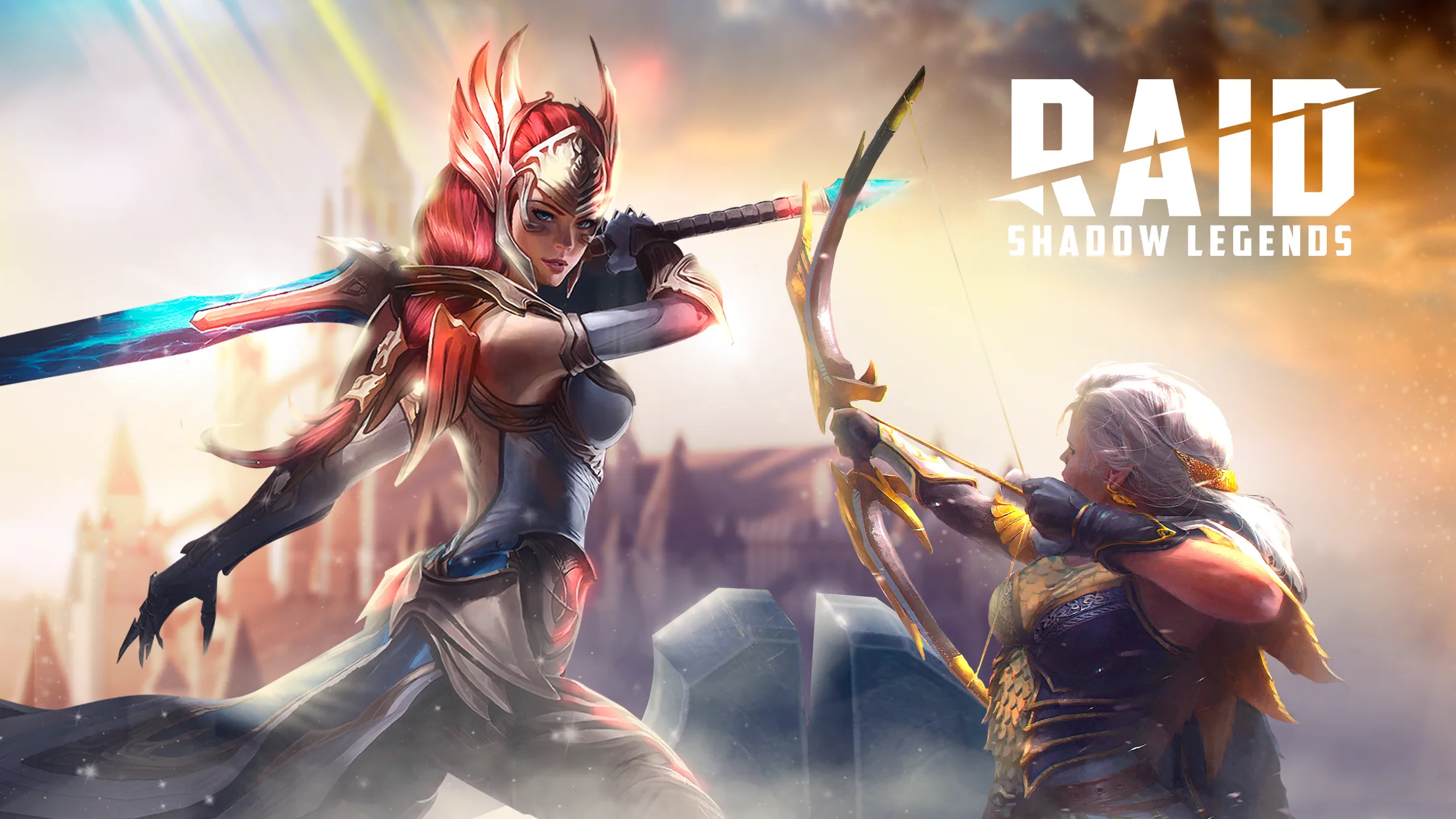 RAID: Shadow Legends Champions in battle